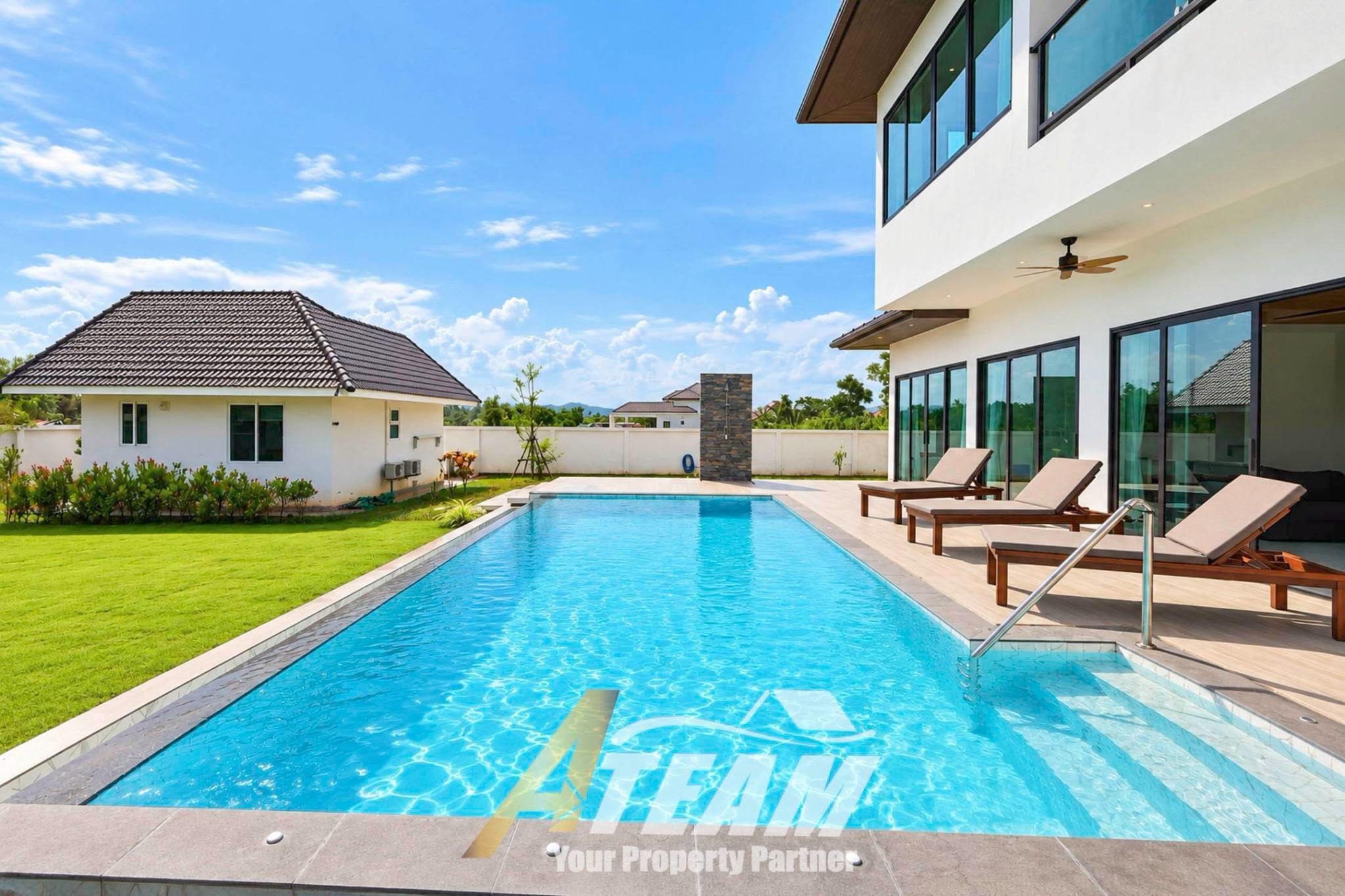 Luxury 6-Bedroom Pool Villa with Guest House at Baan Lom Yen, Hua Hin, thumbnail 33