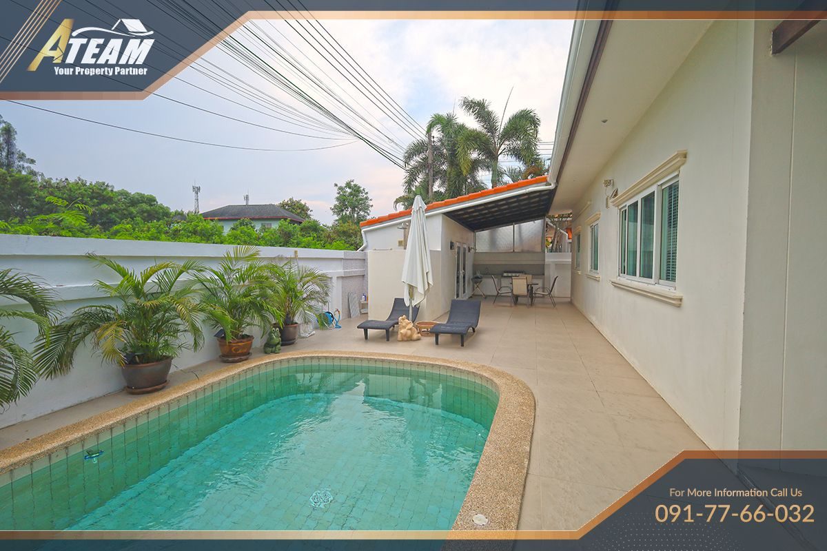 Villa d’angle avec piscine et 3 chambres à vendre – Orchid Paradise Homes, Hua Hin, miniature 9