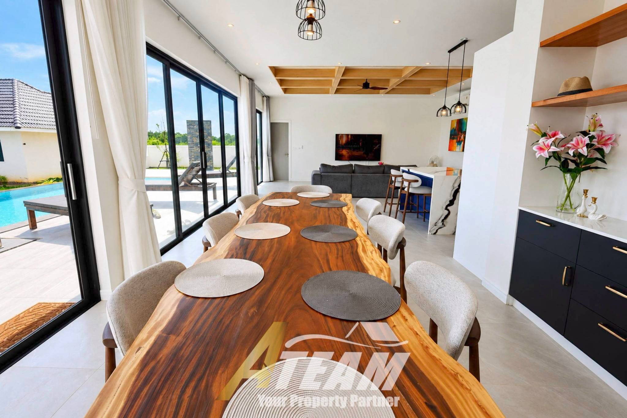 Luxury 6-Bedroom Pool Villa with Guest House at Baan Lom Yen, Hua Hin, thumbnail 8