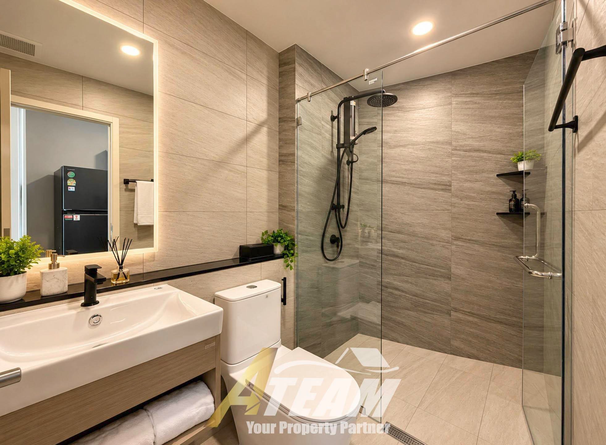 Studio Condo with Sea & Mountain Views for Rent at Supalai Blue Whale Hua Hin, thumbnail 8