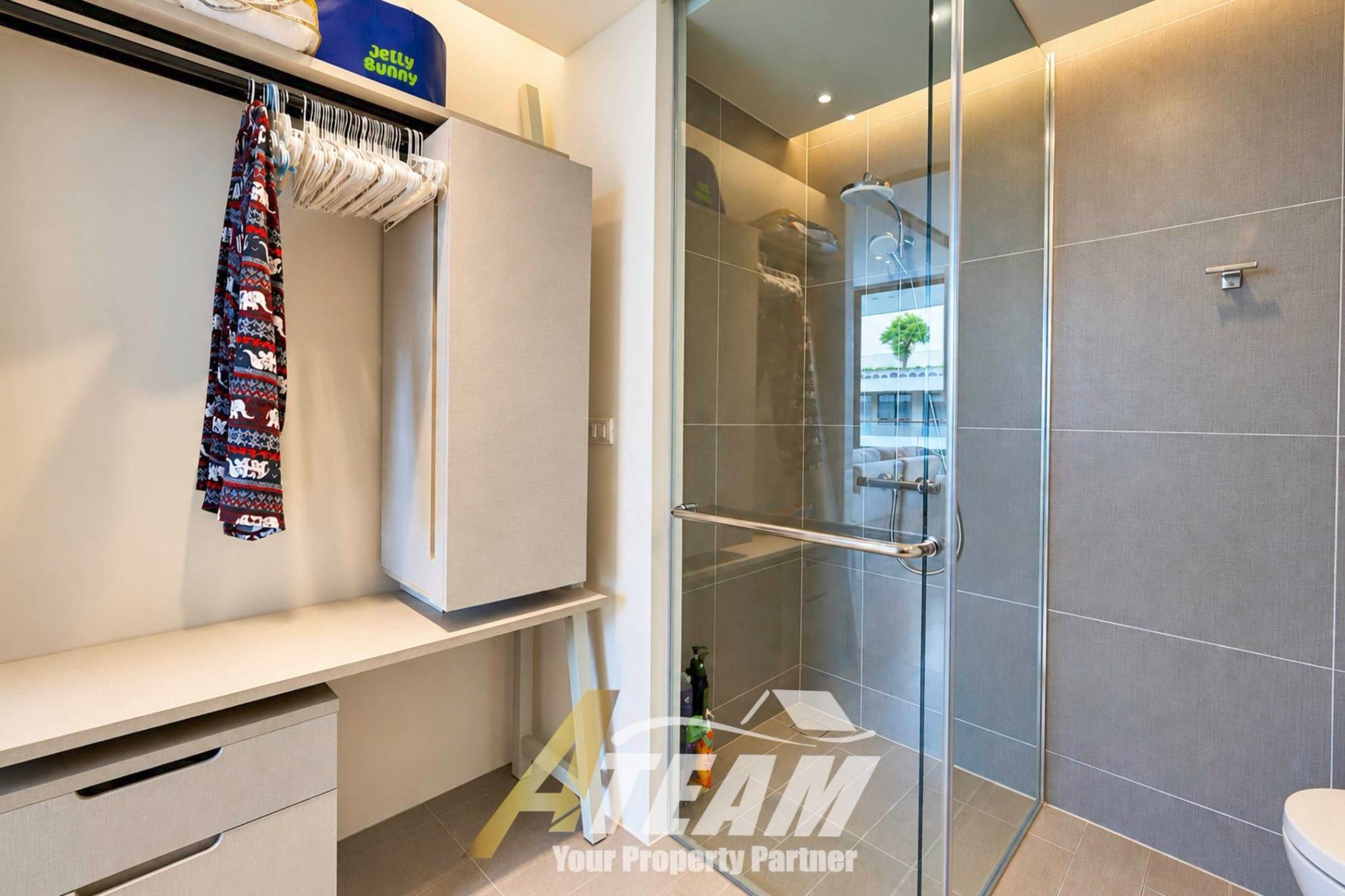 Appartement moderne 1 chambre avec vue sur piscine à louer à la résidence Veranda de Hua Hin, miniature 12