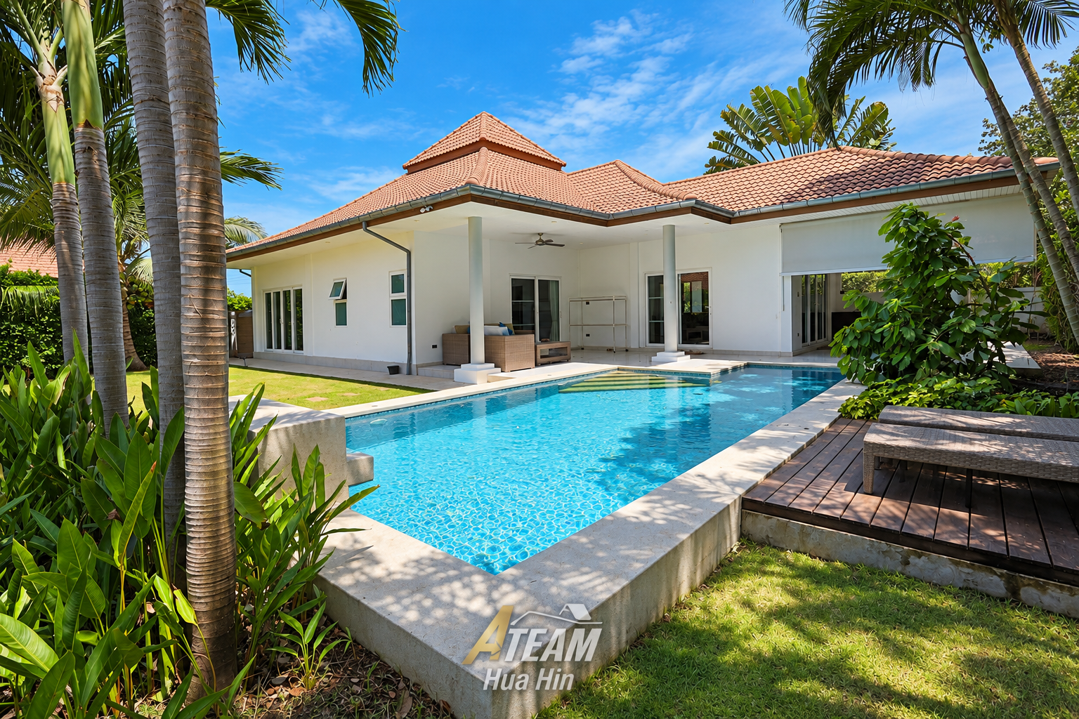 3-Bedroom Private Pool Villa for Rent at Mali Prestige Hua Hin