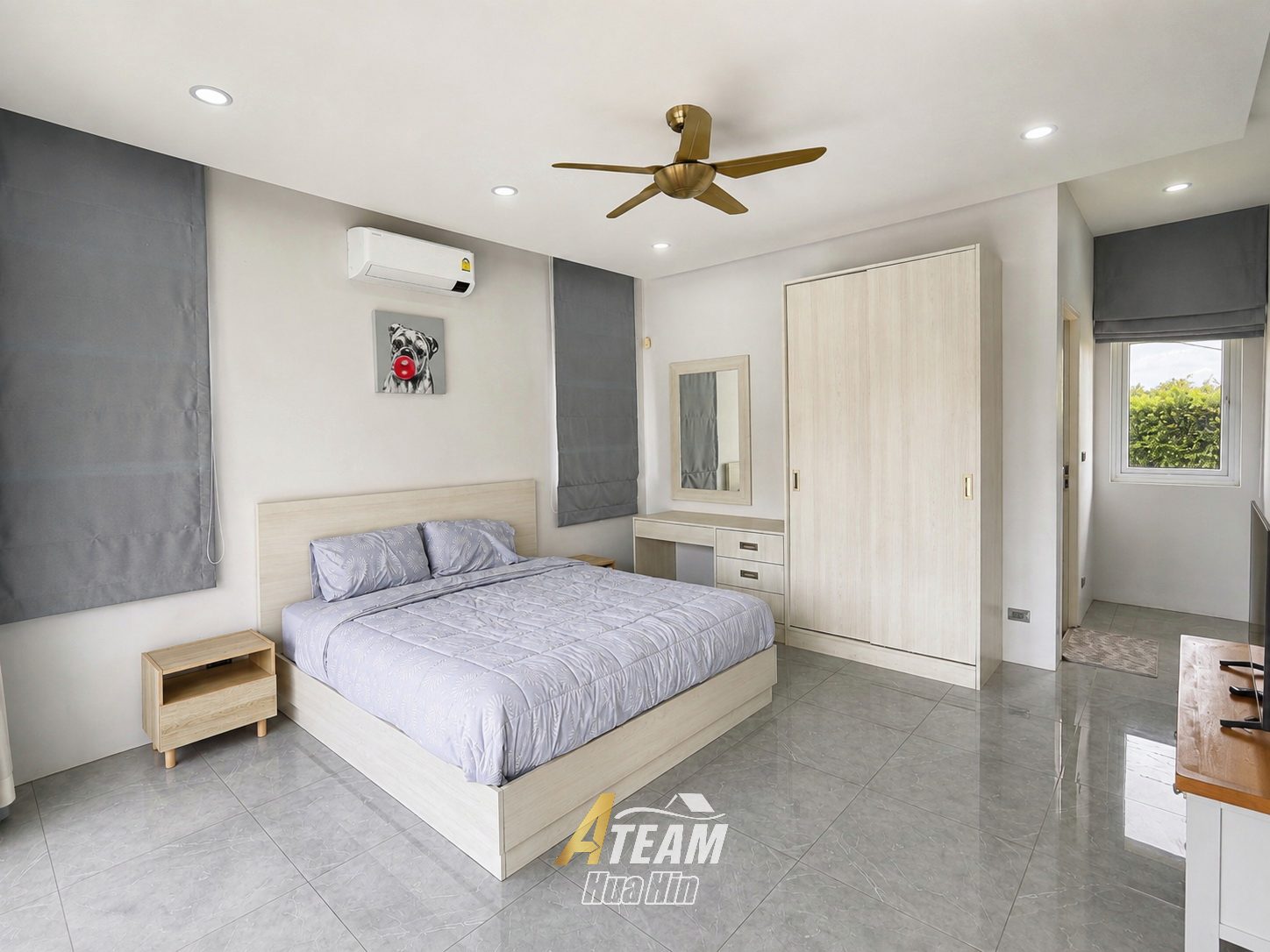 For rent 3 bed pool villa with mountain view Khao Tao, Hua Hin, thumbnail 15