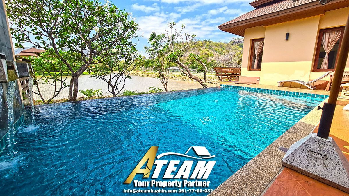 Rare lake side pool villa 800m from Kao Takiab, thumbnail 23