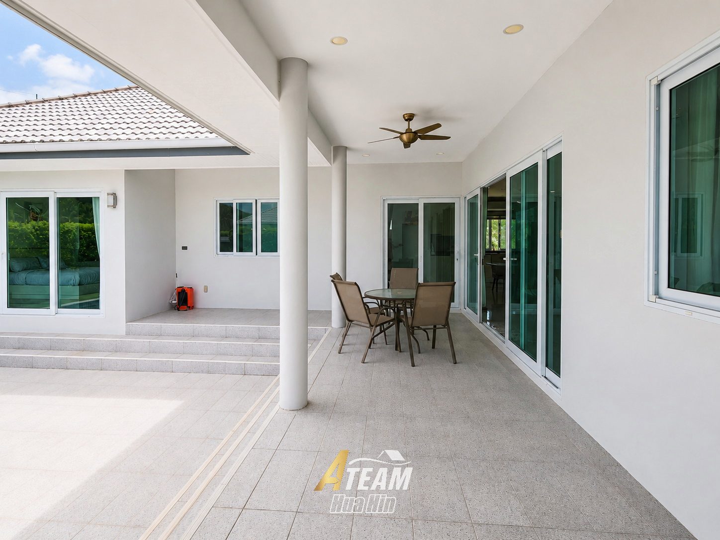 For rent 3 bed pool villa with mountain view Khao Tao, Hua Hin, thumbnail 4