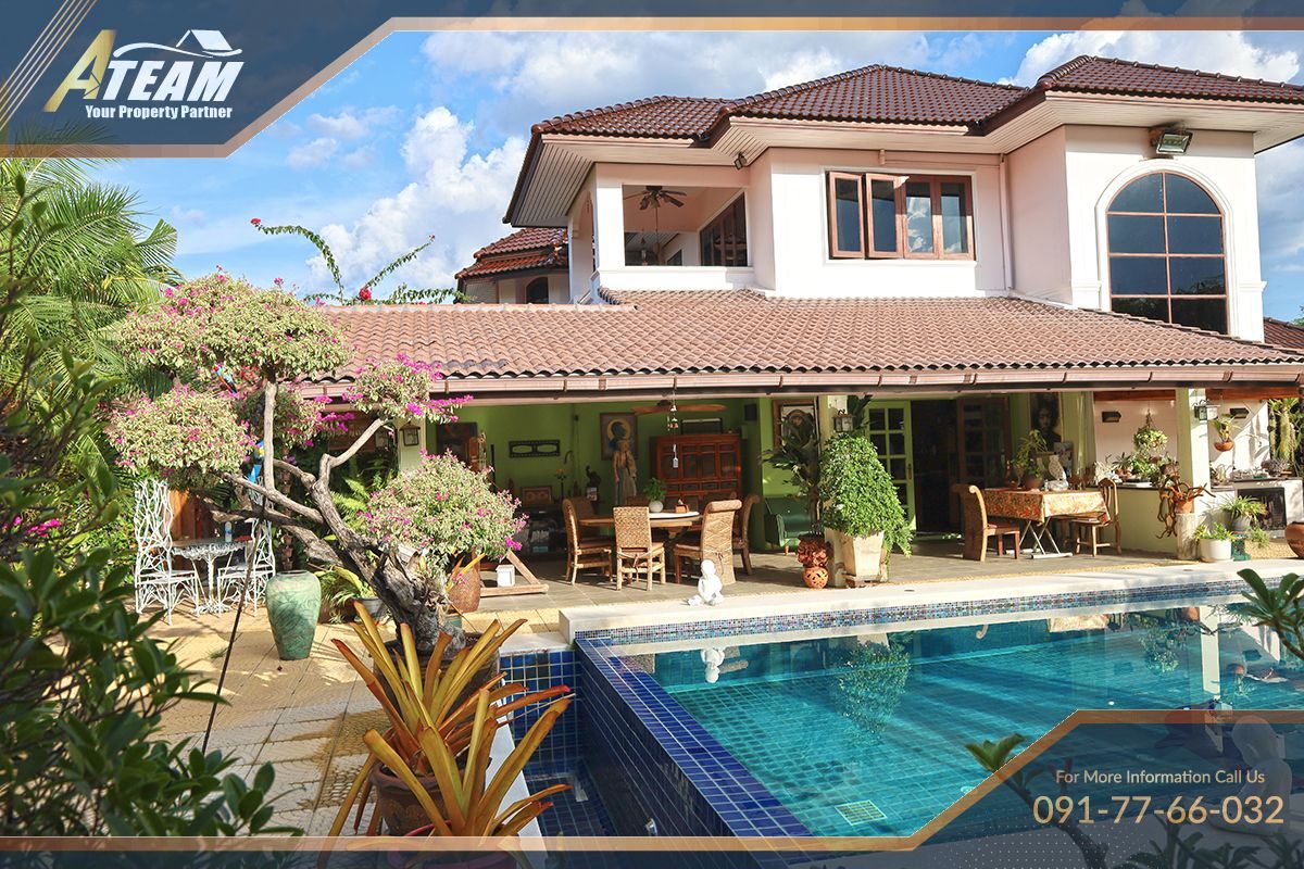 Unique Mansion on 1 Rai with incredible tropical  garden, thumbnail 74