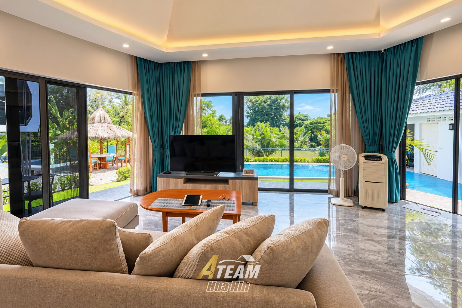 Private Riverside Pool Villa with Expansive Land in Pranburi, thumbnail 19