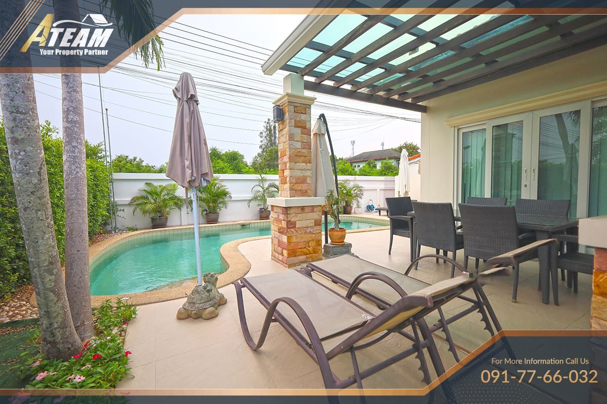 Villa d’angle avec piscine et 3 chambres à vendre – Orchid Paradise Homes, Hua Hin, miniature 5