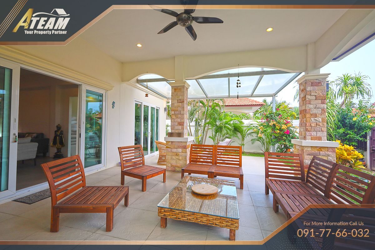 Villa d’angle avec piscine et 3 chambres à vendre – Orchid Paradise Homes, Hua Hin, miniature 13