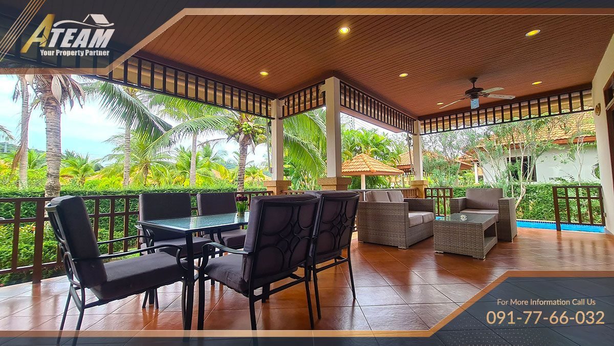 Charming house for sale overlooking the Khao Tao Mountains , thumbnail 4