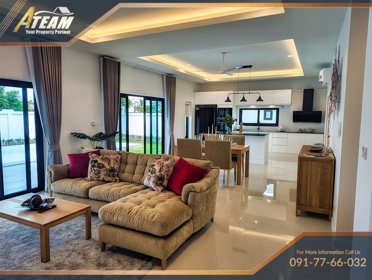 Modern 3 Bed 2 Bath  Pool Villa in convientient location (Type B) , thumbnail 3