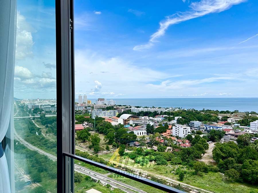 High-Floor 1-Bedroom Sea View Condo for Sale at Vehha Hua Hin, thumbnail 14