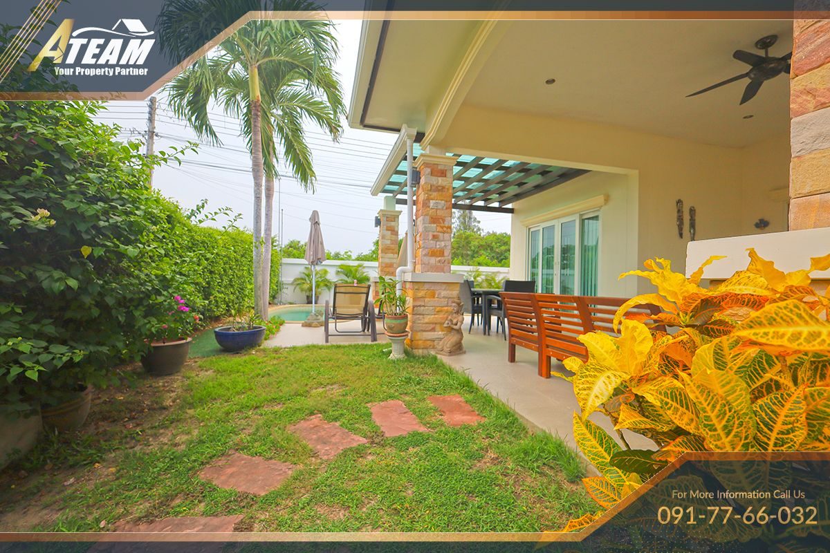 Villa d’angle avec piscine et 3 chambres à vendre – Orchid Paradise Homes, Hua Hin, miniature 7