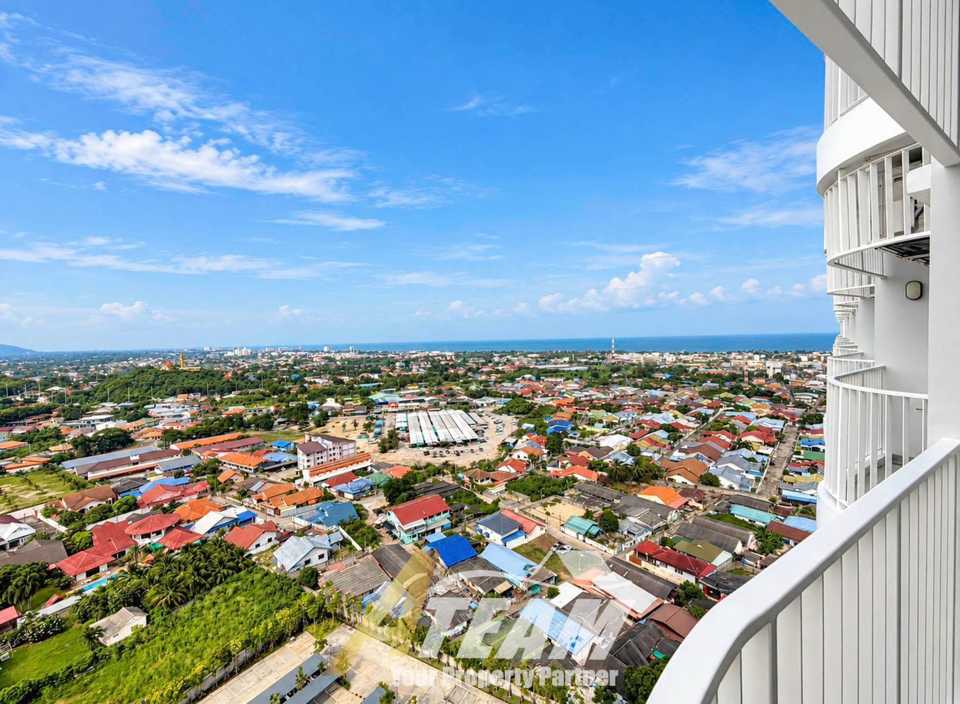 Studio Condo with Sea & Mountain Views for Rent at Supalai Blue Whale Hua Hin, thumbnail 11