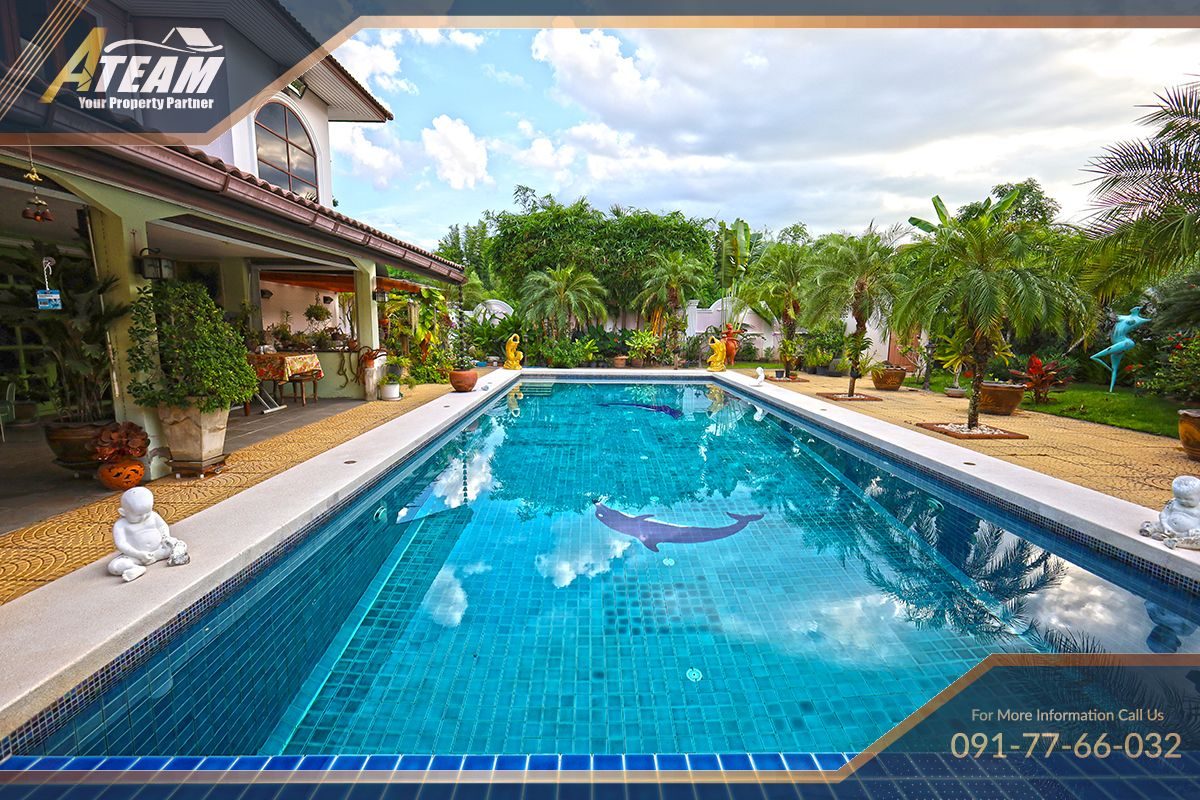 Unique Mansion on 1 Rai with incredible tropical  garden, thumbnail 12