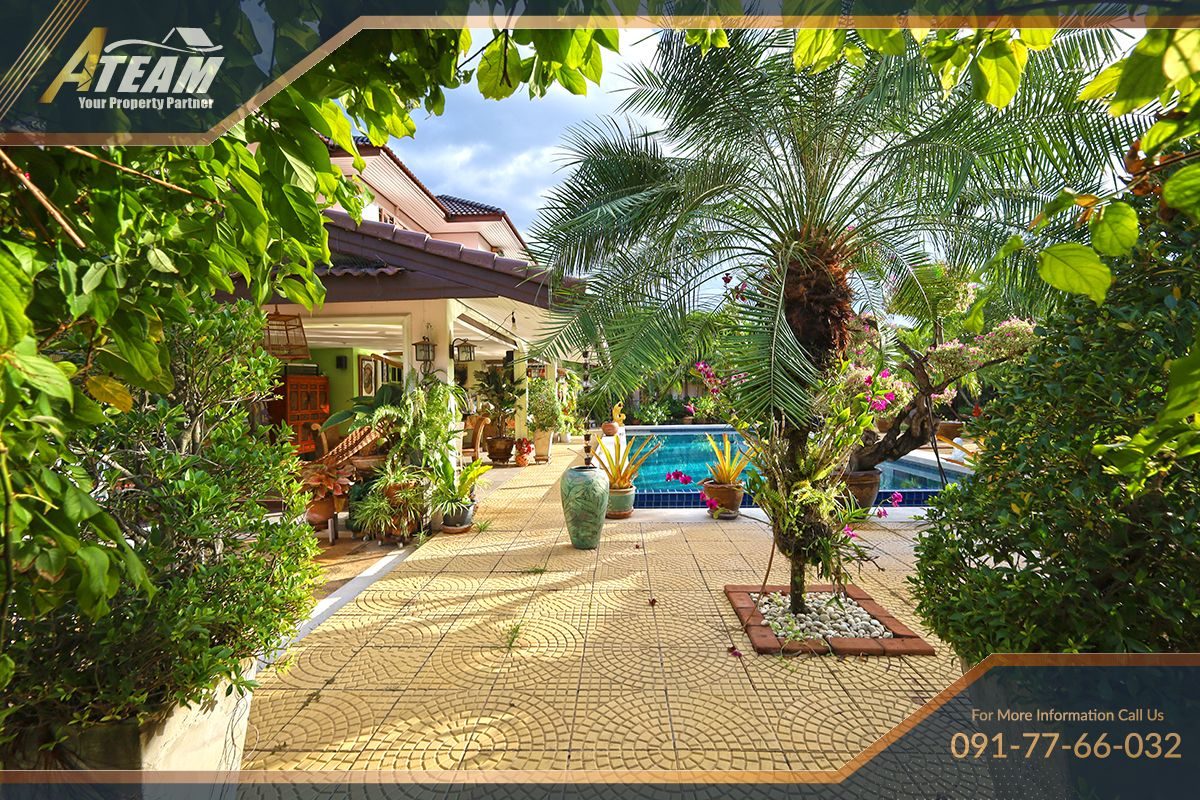 Unique Mansion on 1 Rai with incredible tropical  garden, thumbnail 43
