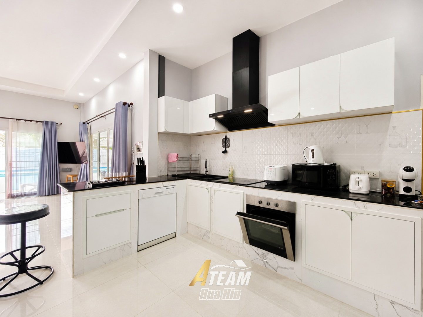  FOR RENT | Where Comfort Meets Tropical Living | 4-Bedroom Pool Villa | Gold Village, Hua Hin Soi 88, thumbnail 10