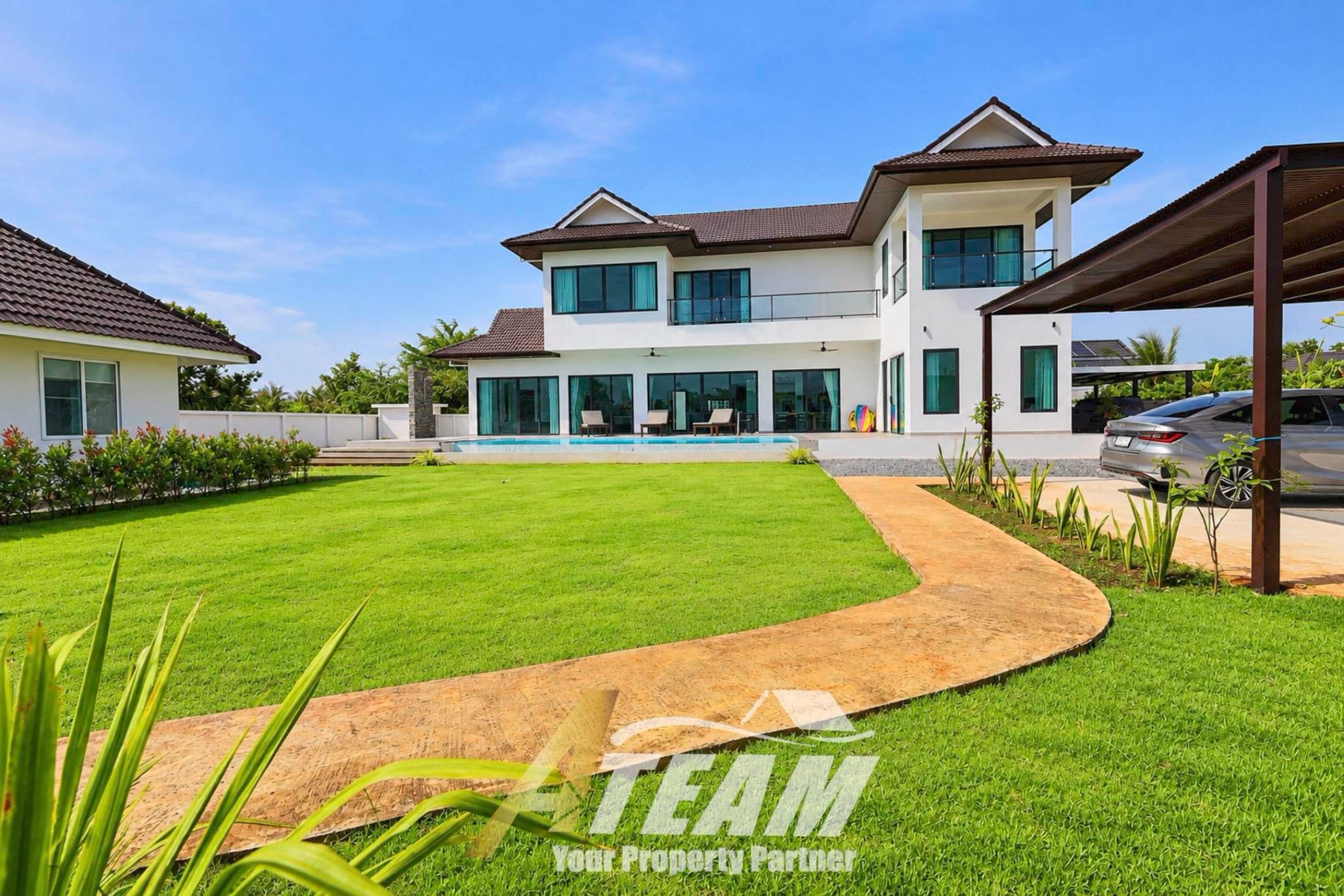 Luxury 6-Bedroom Pool Villa with Guest House at Baan Lom Yen, Hua Hin, thumbnail 2