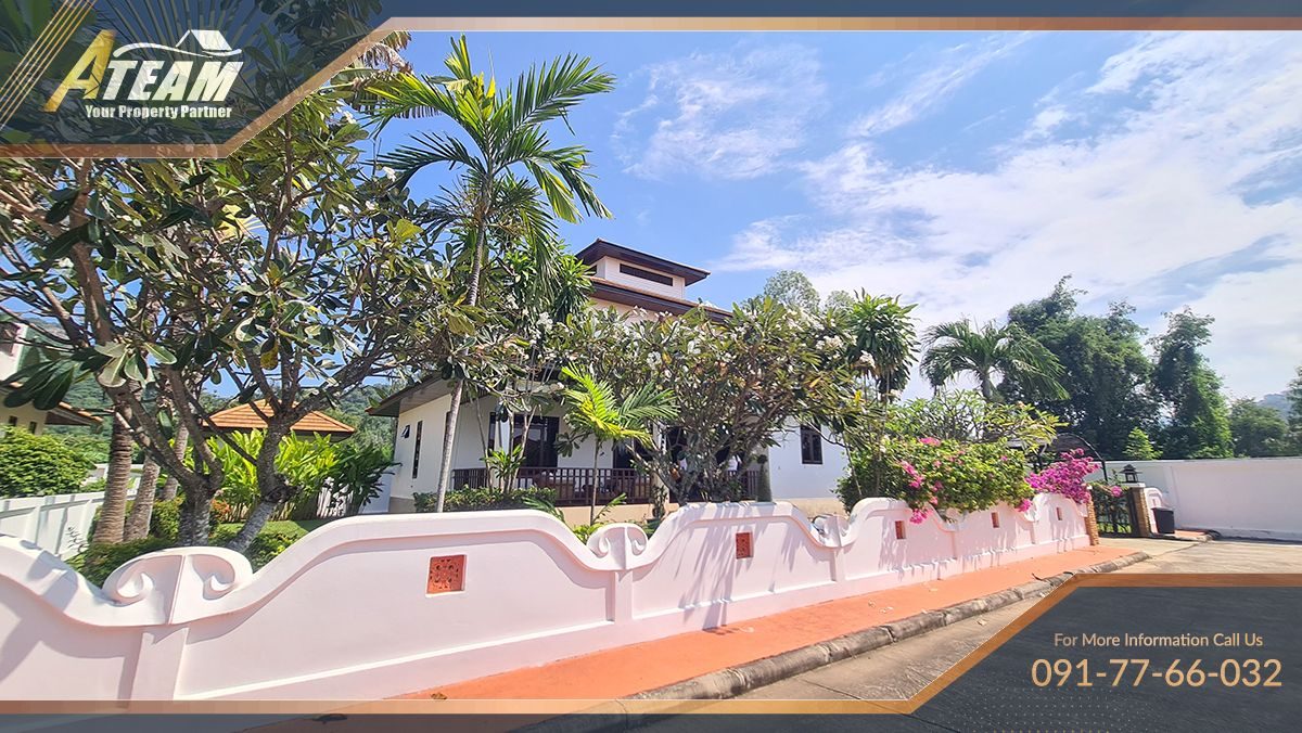 Mountain View Corner 3-Bedroom Villa for Sale in Manora Village, Khao 