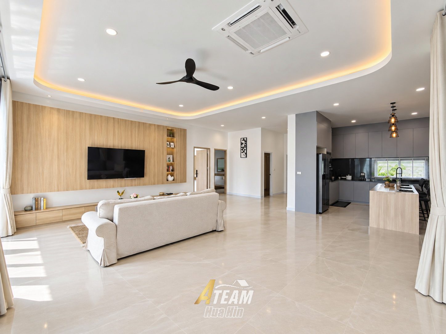 Brand-New 3-Bedroom Pool Villa for Sale Hua Hin Soi 88 , thumbnail 6
