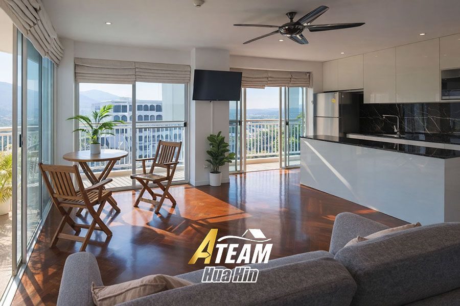 Beachfront 2-Bedroom Condo for Sale at Baan Suan Rim Sai, Khao Takiab, thumbnail 8