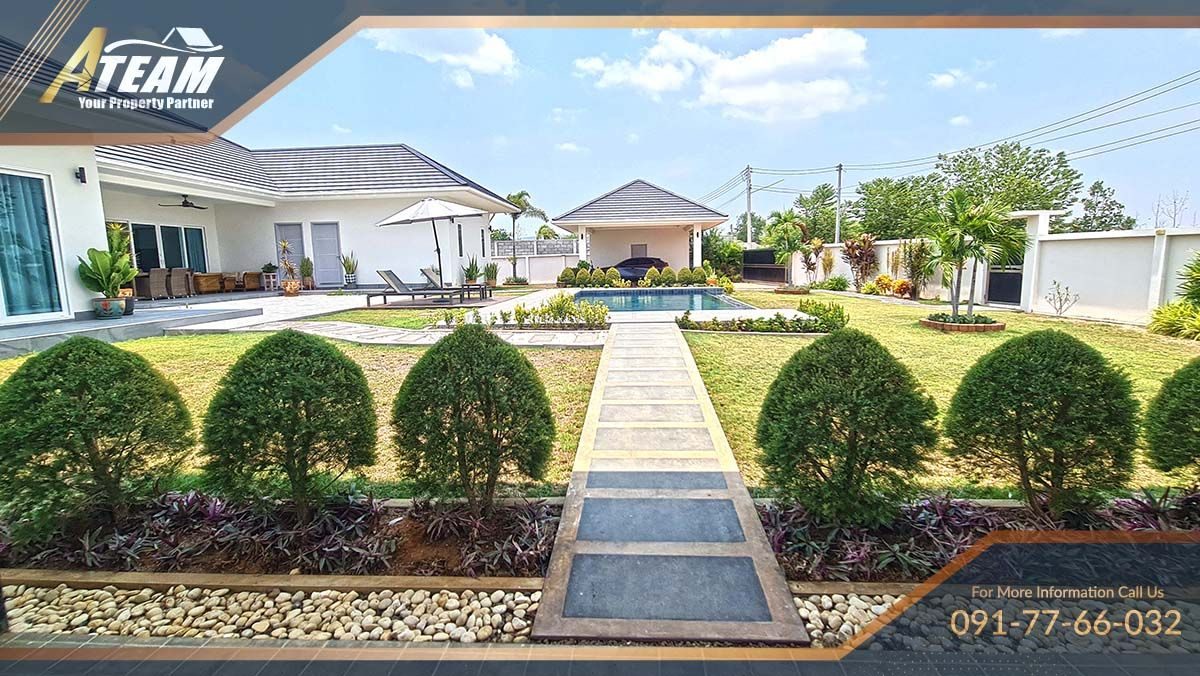 Luxury 5 bedrooms pool villa on 2 rais surrounded by mountains, thumbnail 6