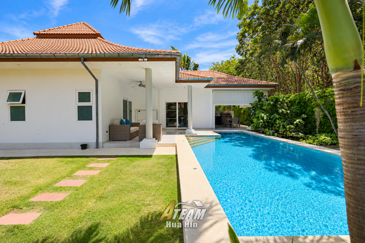 3-Bedroom Private Pool Villa for Rent at Mali Prestige Hua Hin, thumbnail 2