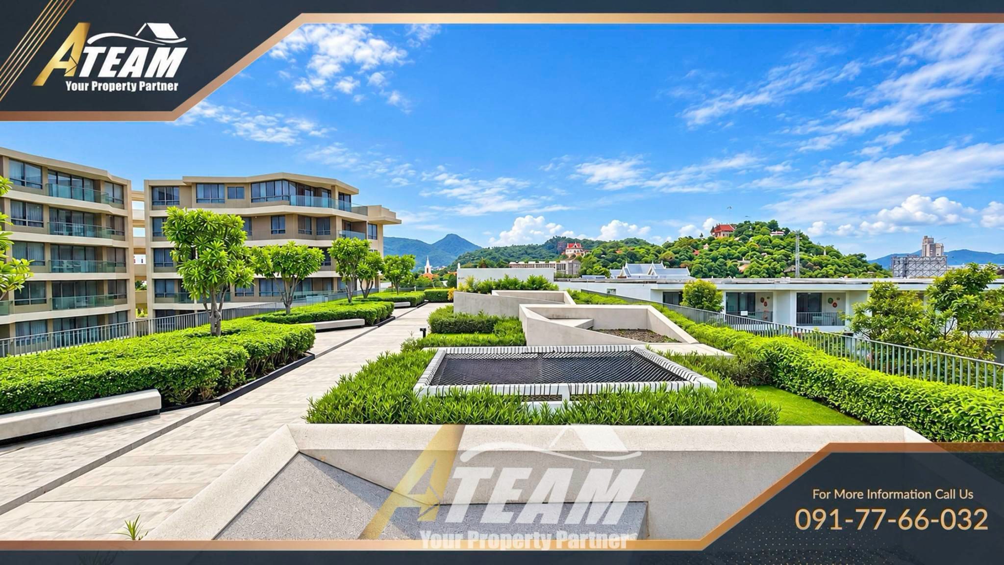 Appartement moderne 1 chambre avec vue sur piscine à louer à la résidence Veranda de Hua Hin, miniature 18