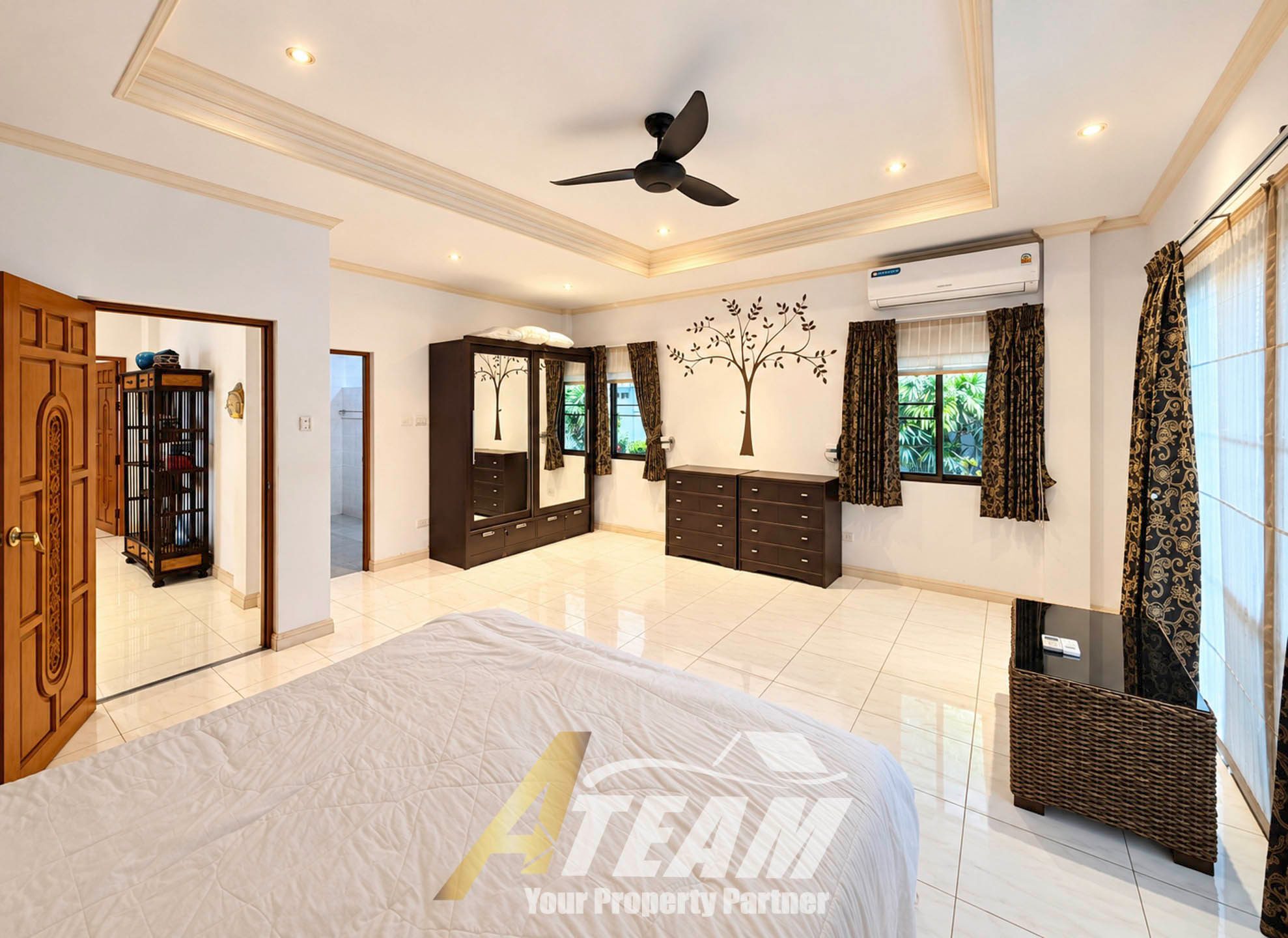 Spacious 3-Bedroom Private Pool Villa for Rent at Sunset Village 1, Hua Hin Soi 6, thumbnail 21
