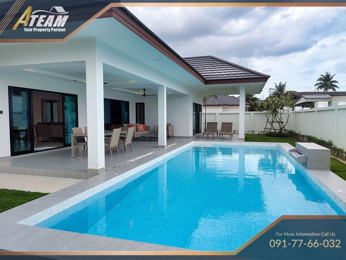 Modern 3 Bed 2 Bath  Pool Villa in convientient location (Type B) 