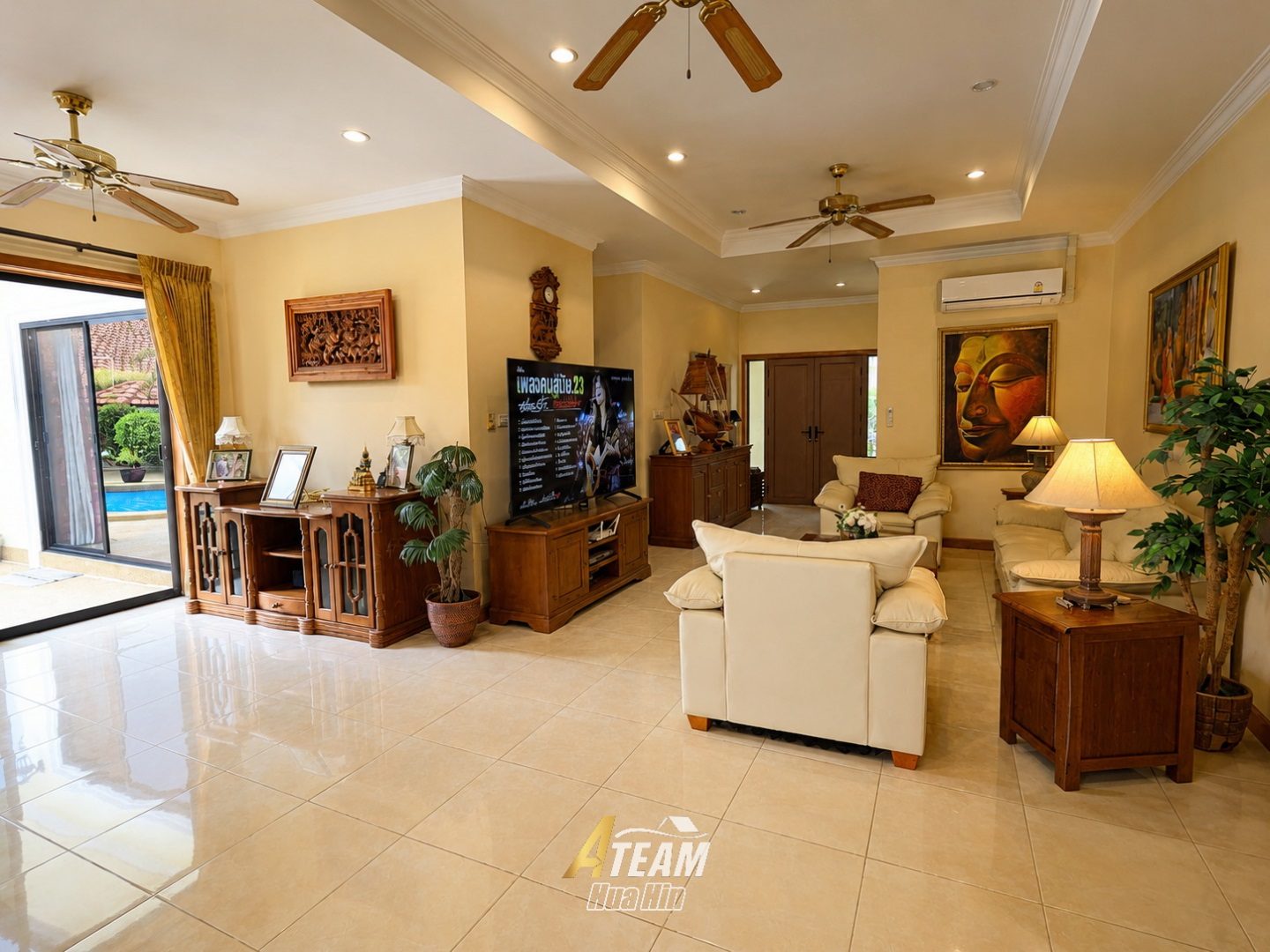 For Rent Elegant 3-Bedroom Pool Villa on Large Plot – Prime Soi 114, Hua Hin, thumbnail 4