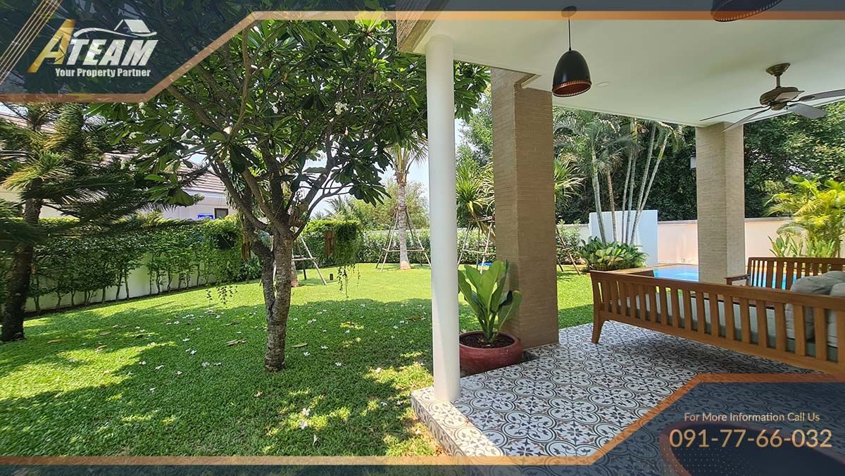 Beautifully renovated Contemporary corner plot house in Khao Tao, thumbnail 55