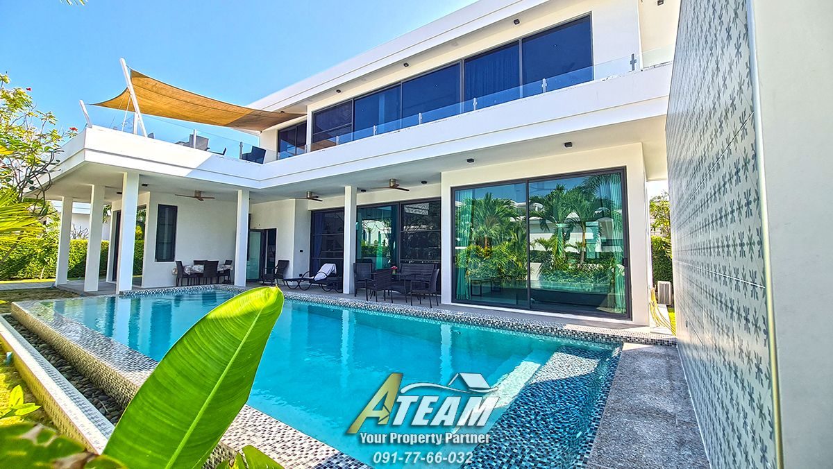 Modern 3 bedroom pool villa In La Lua resort, thumbnail 2