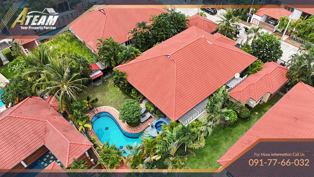 Stylish 2-Bed Pool Villa with Office & Outdoor Bar – Crystal View Hua
