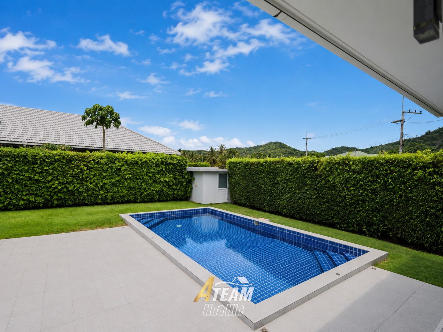 For rent 3 bed pool villa with mountain view Khao Tao, Hua Hin, thumbnail 2