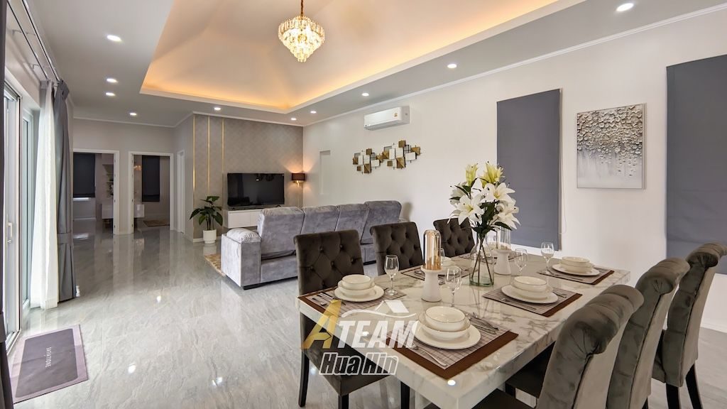 Luxury 3-Bedroom Pool Villa for Sale – Siam Villa 2, Thap Tai, thumbnail 6