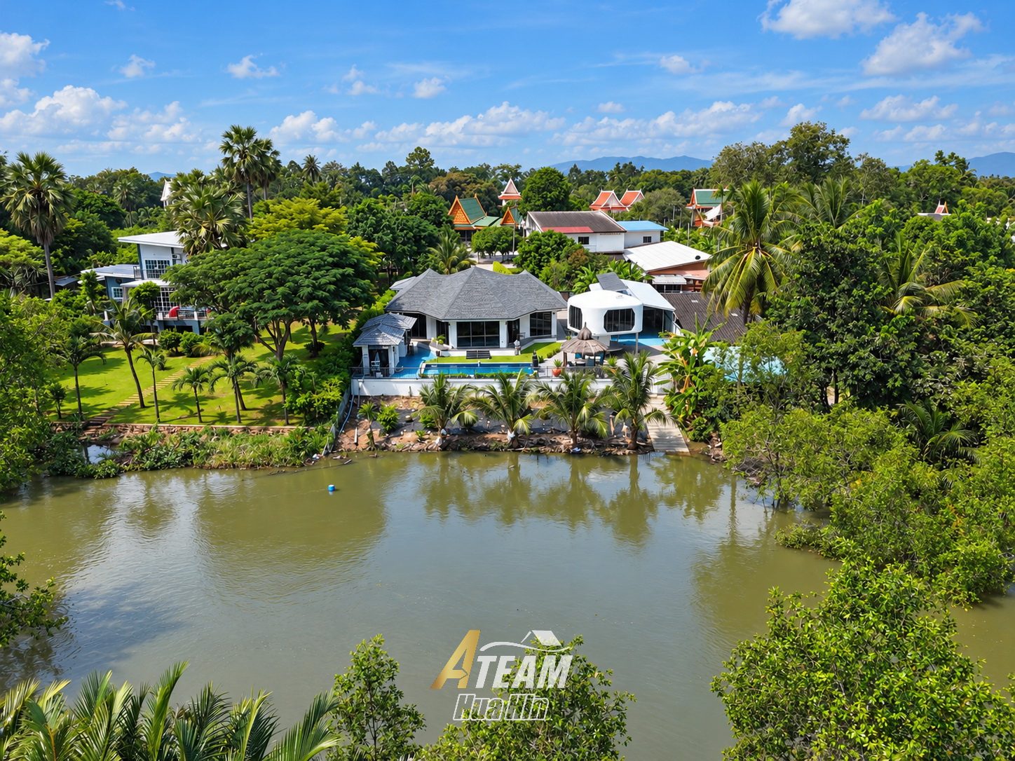 Private Riverside Pool Villa with Expansive Land in Pranburi, thumbnail 2
