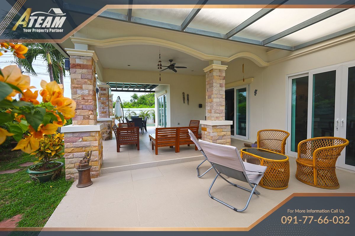 Villa d’angle avec piscine et 3 chambres à vendre – Orchid Paradise Homes, Hua Hin, miniature 4