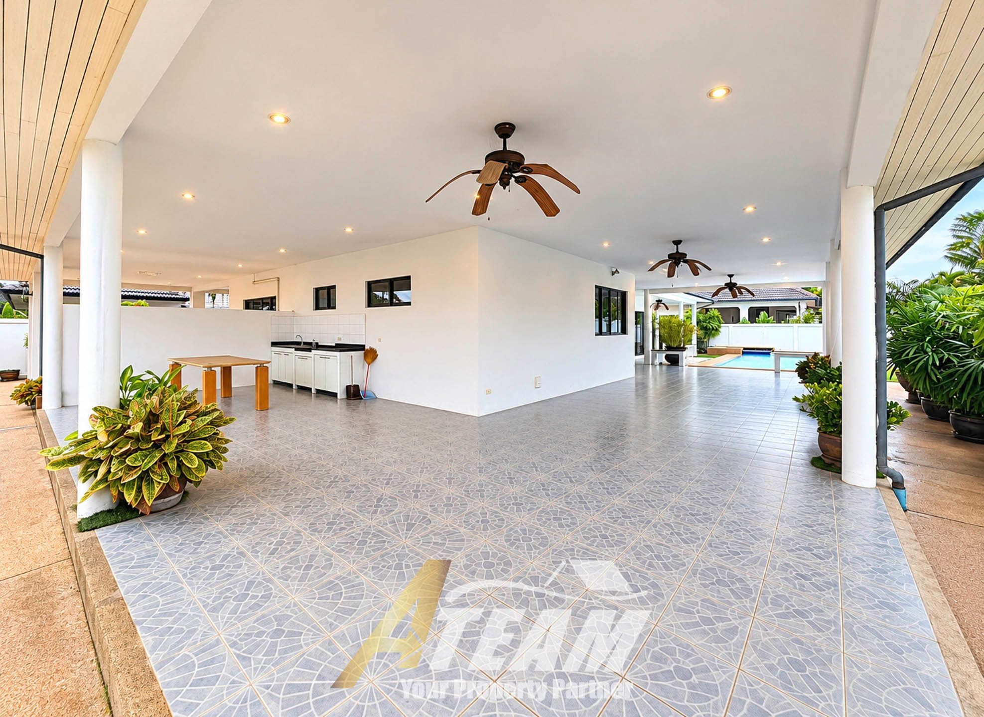 Spacious 3-Bedroom Private Pool Villa for Rent at Sunset Village 1, Hua Hin Soi 6, thumbnail 2