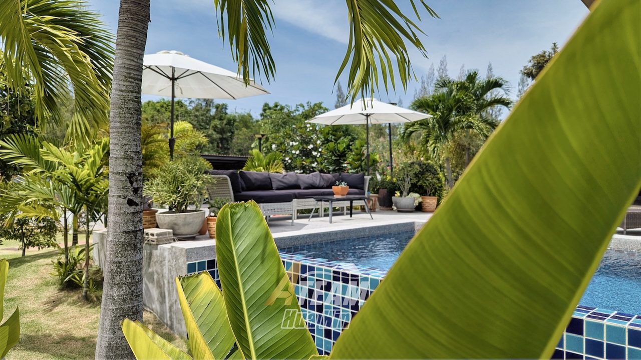 Modern Pool Villa Estate with Guesthouse, Organic Farm & Mountain View, thumbnail 3