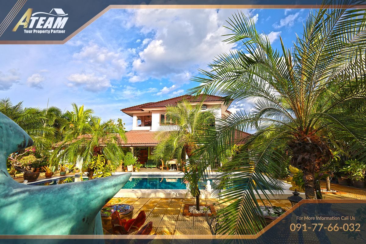 Unique Mansion on 1 Rai with incredible tropical  garden, thumbnail 70