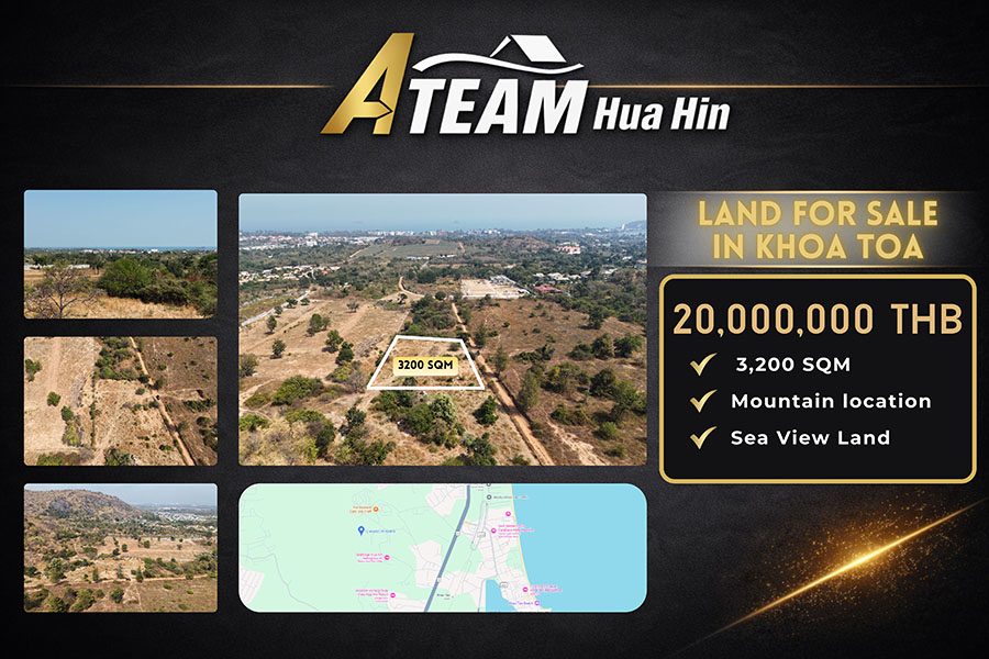 Land for Sale Exceptional 2 Rai Sea View Land in Khao Tao 