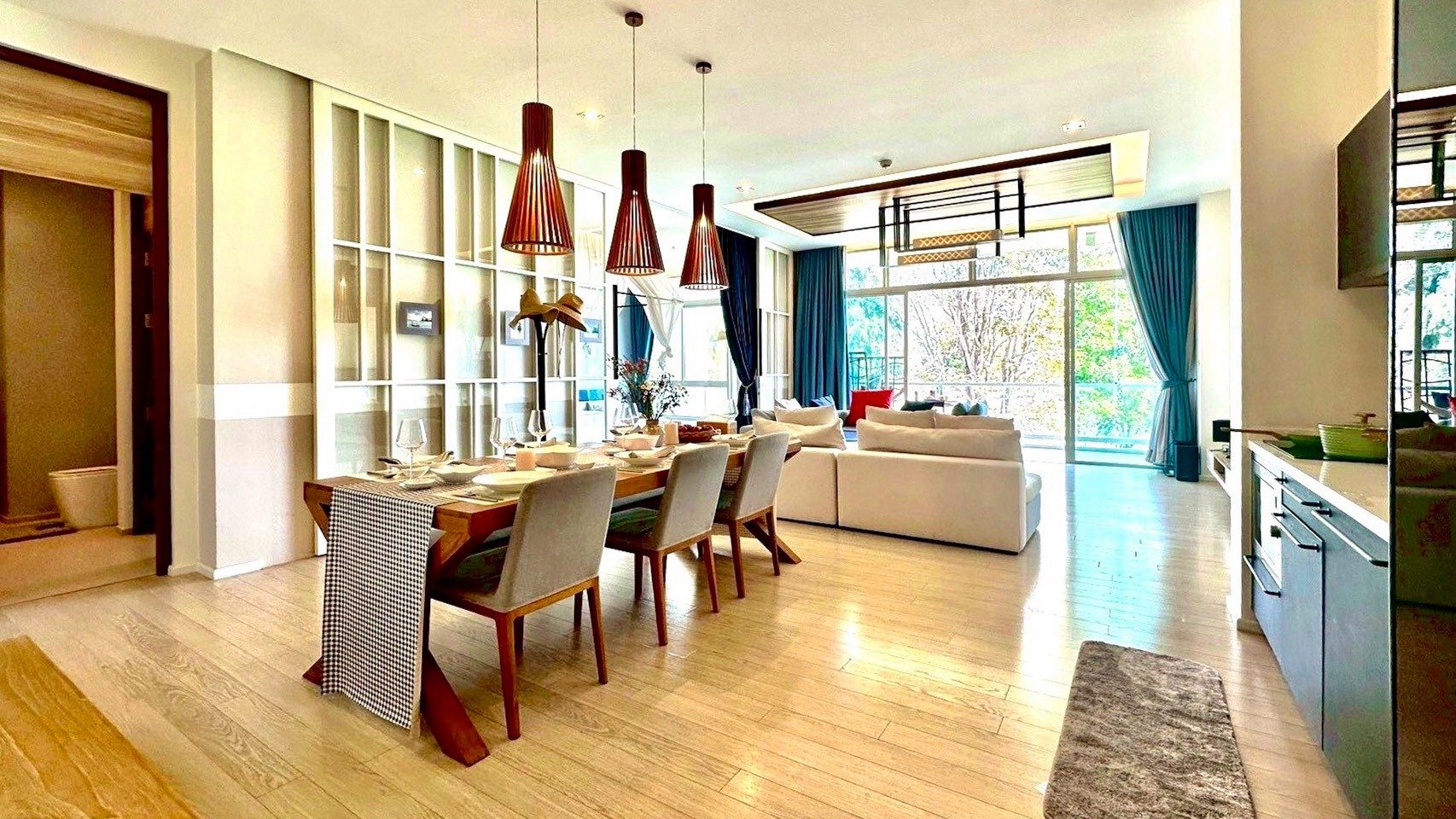 Luxury Beachfront 3-Bedroom Condo for Sale at Wan Vayla Hua Hin, Khao Tao, thumbnail 11