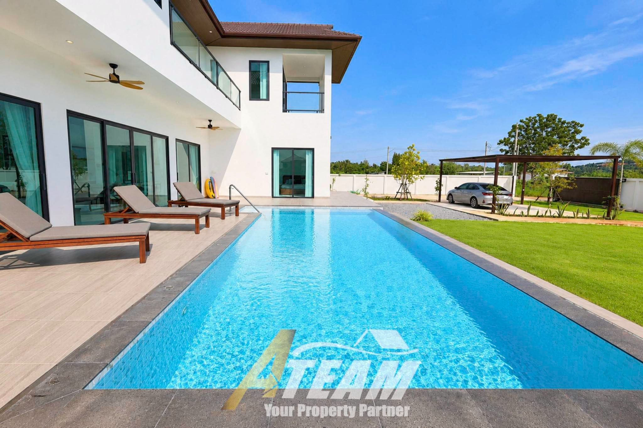Luxury 6-Bedroom Pool Villa with Guest House at Baan Lom Yen, Hua Hin, thumbnail 3