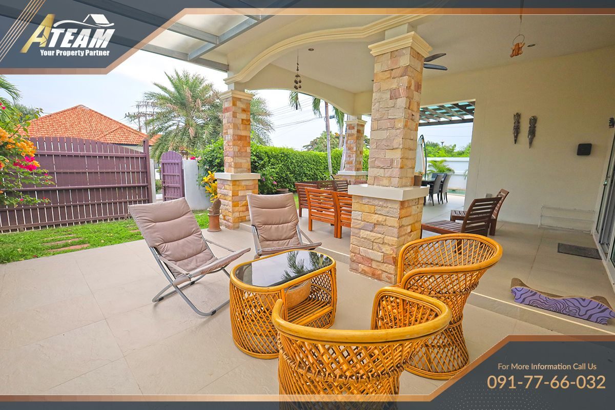 Villa d’angle avec piscine et 3 chambres à vendre – Orchid Paradise Homes, Hua Hin, miniature 16