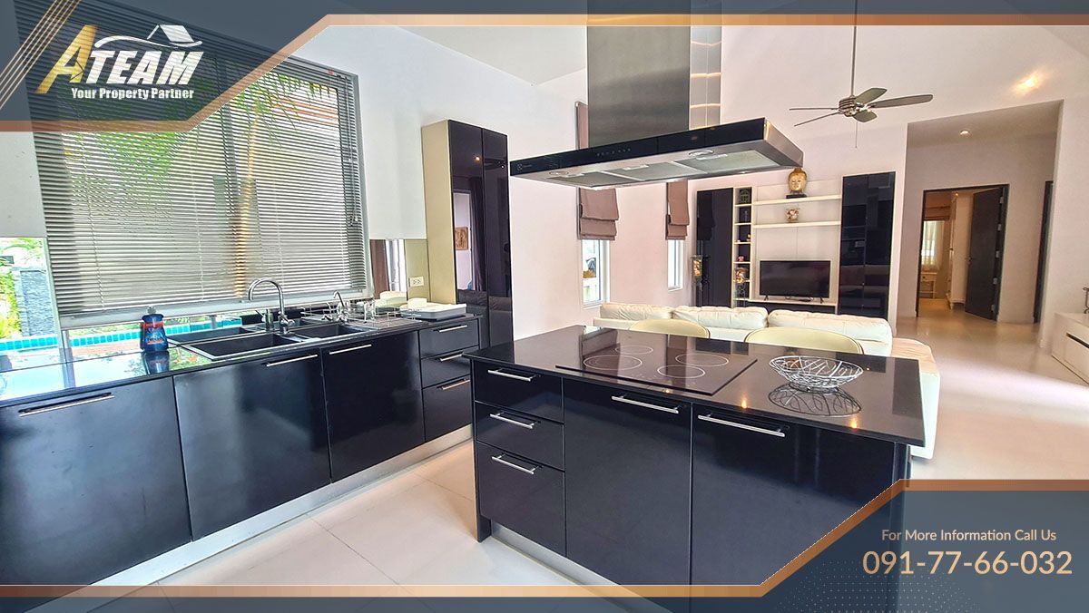 Modern Red Mountain House for Rent with 1 Office Room | 47,000 THB/Month, thumbnail 9