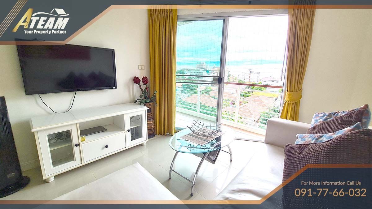 1 bedroom sea view 43 SQM condo in Flamme tree right City center, thumbnail 5