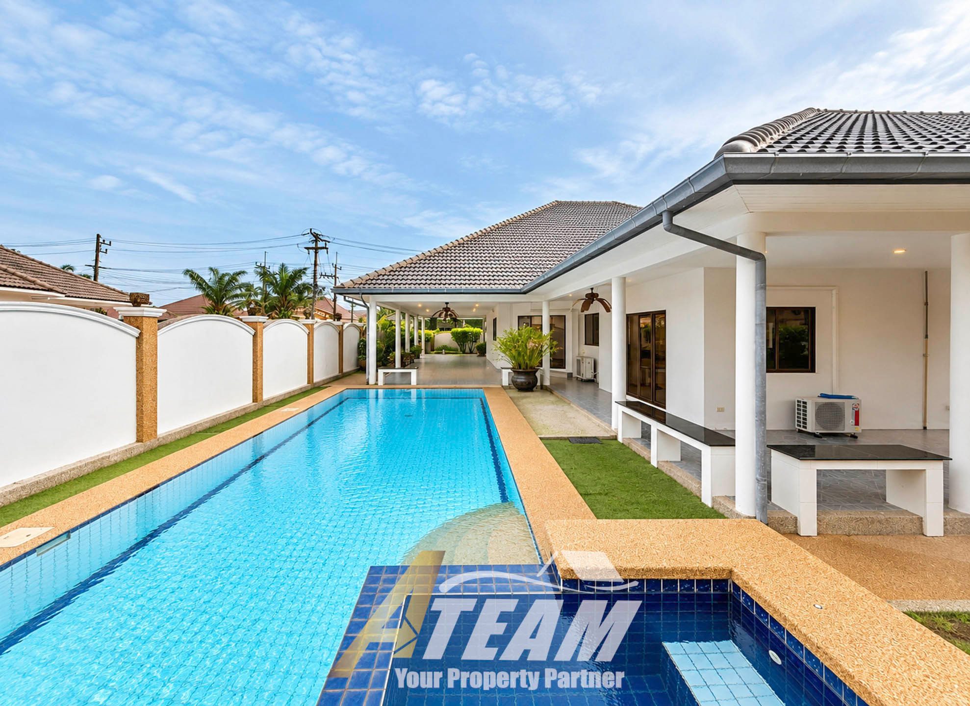 Spacious 3-Bedroom Private Pool Villa for Rent at Sunset Village 1, Hua Hin Soi 6