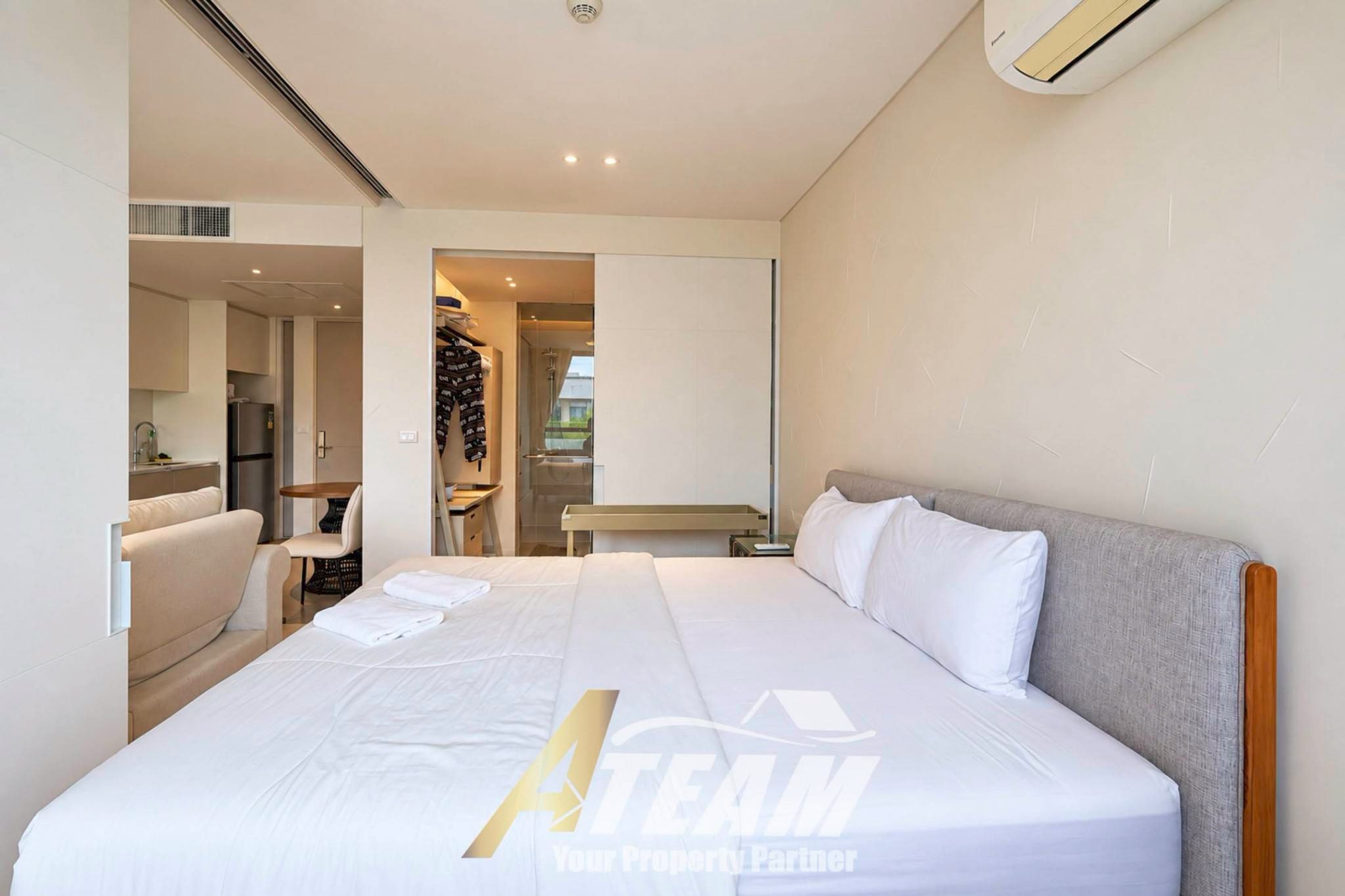 Appartement moderne 1 chambre avec vue sur piscine à louer à la résidence Veranda de Hua Hin, miniature 10