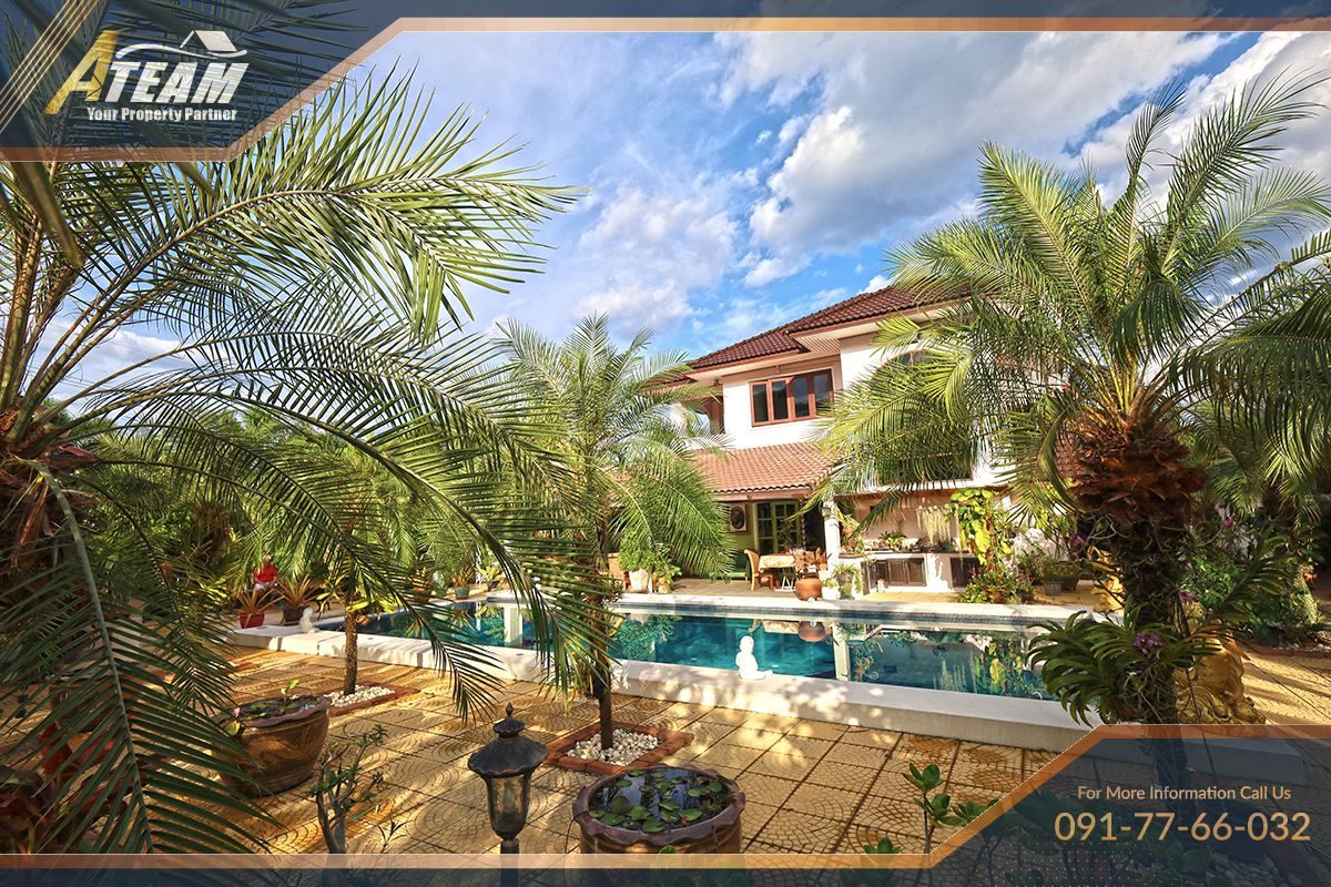Unique Mansion on 1 Rai with incredible tropical  garden, thumbnail 69
